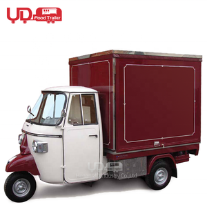 गर्म बिक्री सस्ते मिनी इलेक्ट्रिक Piaggio बंदर आइसक्रीम ट्रक मोबाइल खाद्य खड़े विक्रेता गाड़ी - Product Image 3
