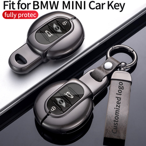 เคสหนังใส่กุญแจรถสำหรับ BMW MINI COOPER S ONE JCW F54 F55 F56 F57 F60 CLUBMAN <span class=keywords><strong>COUNTRYMAN</strong></span> พร้อมพวงกุญแจ - Product Image 3