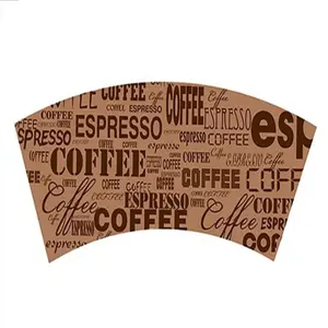 Suppliers sale disposable 7oz paper coffee cups waterpoof PE coating raw material printing paper cups