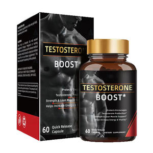 Cápsulas de Suplemento Energético para Hombres Adultos, Polvo de Testosterona, Biotina, Vitamina C, 60 Unidades, Entrenamiento Deportivo, Fuente Más Vendida de Fábrica - Product Image 1