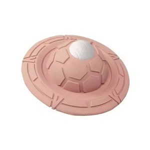 Jouet à mâcher interactif en caoutchouc pour chiens, écologique, mignon, en forme de soucoupe volante UFO, qui couine et aide au nettoyage des dents - Product Image 5