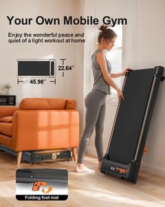 Tapis de course compact et portable pour la maison et le bureau, mini tapis de marche électrique pour sous le bureau ou le canapé, Loopband Onder Bureau - Product Image 5