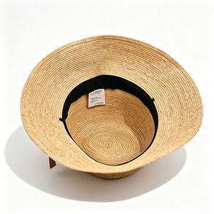 Unisex Plain <b>Straw</b> Floppy Bucket <b>Hat</b> with Bow UV Protection Foldable Wide Brim Sun <b>Hat</b> for Summer Beach Travel - Product Image 4