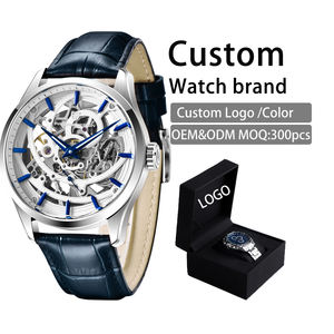 OEM/ODM 맞춤형 기계 남자 핫 세일 스켈레톤 시계 남자 손목 자동 시계 고급 손목시계 방수 손목 시계 - Product Image 1