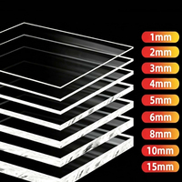 Échantillon Gratuit - Plaque Acrylique Coulée 100% PMMA Vierge, Plexiglas Transparent Imprimé sur Mesure pour Découpe Laser, Décoration et Signalétique