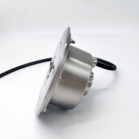 Professionelle IP68 Edelstahl LED-Brunnenringleuchte RGB Unterwasserlampe mit Mittelloch für Wasserfall Trockendeinsatz-Strahler 12V/24V
