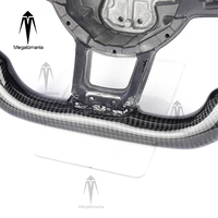 Volant de direction en fibre de carbone véritable avec LED, adapté aux VW MK7 GTI MK6 R GLI Golf 7 CC POLO GTD GTE R-LINE R