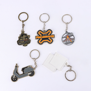 Customized Scooter Shape Metal Keychain with Clasp for Urban Commuter Accessories and Retro Style Backpack Charms
