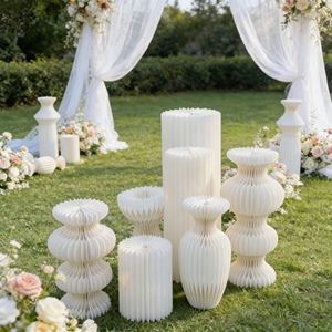 แท่นโชว์สินค้าทรงกระบอกสำหรับวางสินค้า ตกแต่งเทศกาลปีใหม่ - Product Image 3