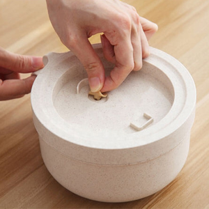 Microwave Safe Lightweight Wheat <strong>Straw</strong> Fiber Food Catering Ramen <strong>Cereal</strong> Noodle Plastic <strong>Bowl</strong> <strong>with</strong> Flatware - Product Image 5