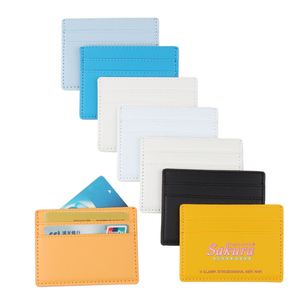 Hot Sale Slim Fine Holder Factory Price Pu Leather Credit <b>Card</b> <b>Sleeve</b> Convenient Id Storage - Product Image 2