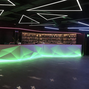 Meubles de bar contemporains Comptoir de bar éclairé avec LED fantaisie Design pour narguilé <span class=keywords><strong>Lounge</strong></span> <span class=keywords><strong>Music</strong></span> <span class=keywords><strong>Restaurant</strong></span> - Product Image 3