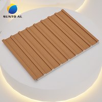 Tuiles de toiture en aluminium isolées, panneau sandwich en aluminium, toiture isolée, tuiles de toiture isolées pour projets d'atelier, mur extérieur