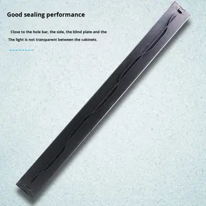 Placa ciega a presión de plástico 1U sin tornillos, herramienta ignífuga, deflector de gabinete sin <span class=keywords><strong>herramientas</strong></span>, <span class=keywords><strong>Panel</strong></span> de placa de cubierta 2U para piezas de Telecomunicaciones - Product Image 3