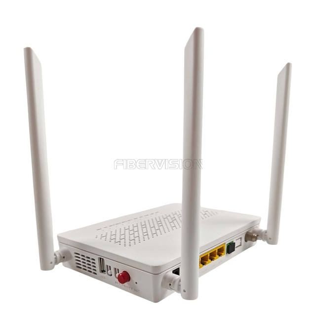 34234G4DER Wifi Router Fiber Optical Equipment Ftth Xpon Onu Modem with Wi-Fi and IP/TCP Support for FTTH Networks