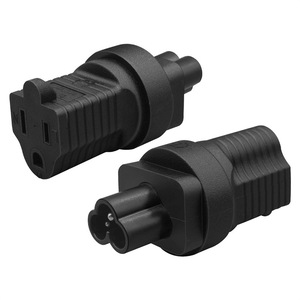 <span class=keywords><strong>Adaptateur</strong></span> secteur en cuivre noir IEC C6 vers NEMA 5-15R 15A 125V trèfle vers convertisseur de <span class=keywords><strong>prise</strong></span> électrique américaine avec <span class=keywords><strong>prise</strong></span> - Product Image 3