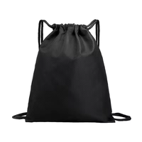 Sac de sport promotionnel personnalisé en polyester avec cordon de serrage, idéal pour le shopping et la gym, à prix abordable