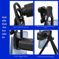 Concert Telephoto Tool 18-64x Mobile Phone Lens Manual Zoom for Music Festival Fishing Live Streaming Macro HD Photography