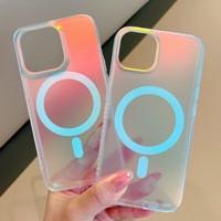 Étui de téléphone personnalisé en TPU+PC avec anneau magnétique pour 16e 17 Pro Max 15 Plus 14 13 12, imprimable en couleur