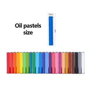 新着8/12/24ネオン色丸型オイルパステルセット非毒性クレヨン洗濯可能卸売 - Product Image 3