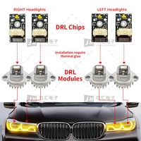 Placa LED DRL de Repuesto OEM, Plug and Play, Sin Codificación, DRL Amarillo para BMW Serie 7 G11 G12 Pre-LCI, Faro LED Adaptativo