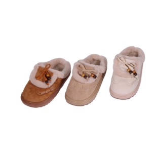 Paul Frank – <span class=keywords><strong>Chaussons</strong></span> <span class=keywords><strong>d</strong></span>'hiver pour <span class=keywords><strong>femme</strong></span> en faux daim, doublure en fourrure, à lacets, bout fermé, semelle épaisse, pour <span class=keywords><strong>intérieur</strong></span> - Product Image 6