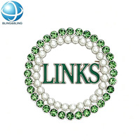 Broche personnalisée Zeta Phi Beta Sorority, lettres grecques ZPB, épingles en strass pour femmes, accessoires pour chemisiers