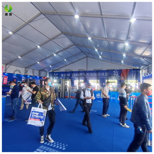 <b>Large</b> Rectangular Exhibition <b>Tent</b> With PVC Cover And Aluminum Frame For Outdoor Trade Shows Waterproof All Seasons Use - Product Image 4