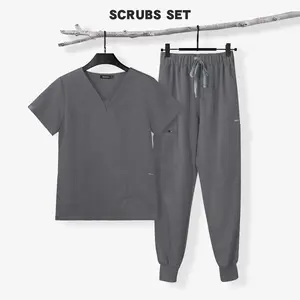 도매 남여 공용 헤비 듀티 퀵 드라이 맞춤 제작 저렴한 가격 간호 스크럽/반팔 병원 유니폼