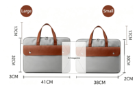 Sac pour ordinateur portable HAIBOWY, résistant à l'eau, 14 à 15,6 pouces, sac de transport pour ordinateur portable, sacoche pour ordinateur portable pour hommes
