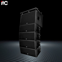 Système de haut-parleurs Line Array à néodyme haute performance 8 pouces*2, puissance de crête 2000W, audio professionnel portable pour scène et usage domestique