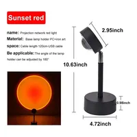 Nouveau produit de haute qualité à distance APP en alliage d'aluminium coucher de soleil projecteur lampe LED coucher de soleil Projection lumière Halo lampe