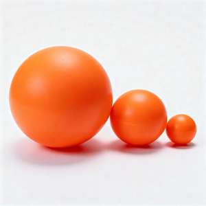 كرة مطاطية من السيليكون عالية النطاط صغيرة بشعار مطبوع حسب الطلب ، حيوان أليف طبيعي مرتد صلب صغير - Product Image 5