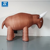 Costume de dessin animé de taureau gonflable Costumes de dessin animé gonflables Sculpture de mascotte de vache de dessin animé