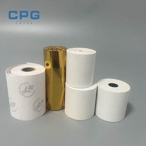 กระดาษม้วนความร้อนแบบกำหนดเองสำหรับ OEM ขนาด 80x60 มม. ปราศจากสาร BPA หนา 65 แกรม สำหรับตั๋วจอดรถ พิมพ์ภาพคมชัด ใช้สำหรับใบเสร็จรับเงิน - Product Image 1
