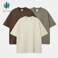 T-shirt en coton épais personnalisé avec impression graphique, blanc uni, coupe oversize pour homme – Vente en gros