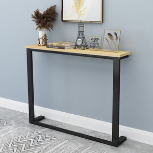 Table <span class=keywords><strong>console</strong></span> longue <span class=keywords><strong>convertible</strong></span> moderne pour salon, entrée, hôtel, utilisation durable, meubles écologiques pour la maison - Product Image 2