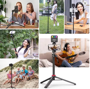 Ulanzi MT-44 verlängern Livestream-Stativ 42-Zoll-Stativ mit Telefon halterung Vertikale Aufnahme Telefon <span class=keywords><strong>DSlR</strong></span>-Kameras tative - Product Image 5