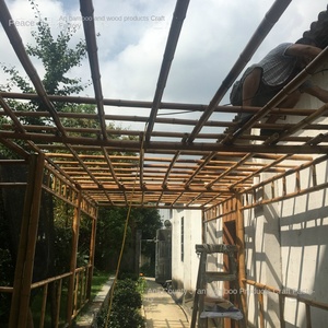 Nueva Cerca de Bambú Carbonizado, Varios Soportes <span class=keywords><strong>para</strong></span> Plantas, Soportes de Bambú Estilo Chino <span class=keywords><strong>para</strong></span> Jardín y Patio, Cerca de Bambú en Rejilla - Product Image 5