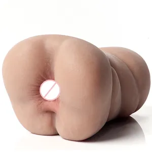 Appareil de masturbation masculine Texture réaliste Anus Vagin réel Manchon de stimulation du pénis Chatte de poche Sex Toys pour hommes Masturbatoire