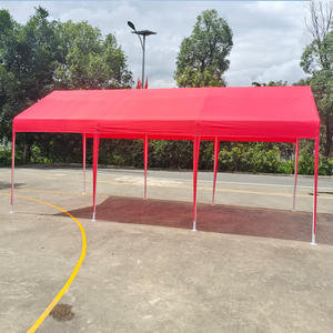 Abri de voiture en tissu à prix avantageux, tissu Oxford 300D, Carpa 10x20FT, tente de stationnement pour voiture avec parois latérales - Product Image 2