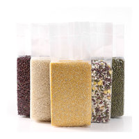 Sacs d'emballage alimentaire en nylon et plastique sous vide, impression personnalisée, vente en gros d'usine chinoise, 2kg 5kg 10kg 20kg, pochettes d'emballage pour riz