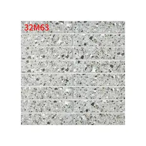 Prima wall tiles roman column wall panel decoration dark grey ms line stone soft ceramic tile foshan