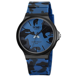 Montre à quartz analogique pour homme Skmei 2108, classique, tendance, bracelet en TPU, étanche - Product Image 5