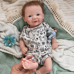 Poupée Bébé en Silicone Corps Entier Personnalisée par le Fabricant, Lavable, Réaliste, 43cm, Vivienne <span class=keywords><strong>Reborn</strong></span> avec Cheveux, Articles de Collection - Product Image 4