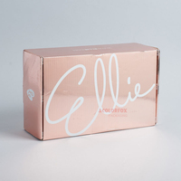 Boîtes brillantes en papier brillant de couleur personnalisée Boîtes d'abonnement en carton ondulé pour kit de sport