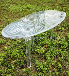 โต๊ะรับประทานอาหารงานปาร์ตี้ของโรงแรมดีไซน์แบบกระเพื่อมใสทำจากเรซินอีพ็อกซี่แฟชั่น - Product Image 5