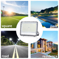 Projecteur LED extérieur KCD à détecteur de mouvement, réflecteur SMD3030, 150 lm/W, IP65, blanc froid, 20W, 30W, 50W, 100W, très vendu
