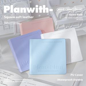 Miyue สมุดโน๊ต A5ชุดคิวบ์แบบลำลองสมุดแพลนเนอร์หนังสี่เหลี่ยมพร้อมกระดาษปกแข็งสีลูกกวาดของขวัญโรงเรียน - Product Image 3