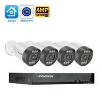 4MP POE Kamera-Set 4/8-Kanal POE NVR Kit Optionen Intelligente KI-Mensch-/Gesichtserkennung für Öffentliche Sicherheit Langlebiges Metallgehäuse